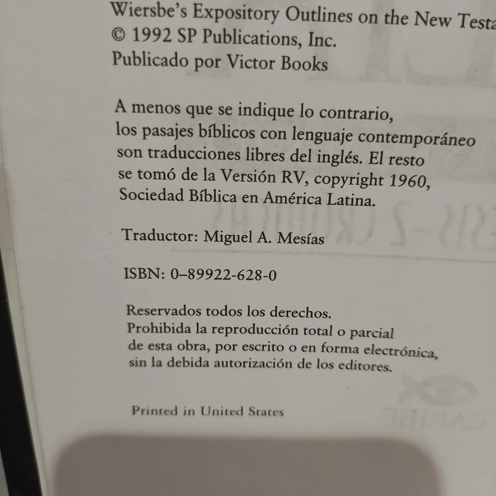 Warren Wiersbe Bosquejos Expositivos de la Biblia Obras Completas Hardcover